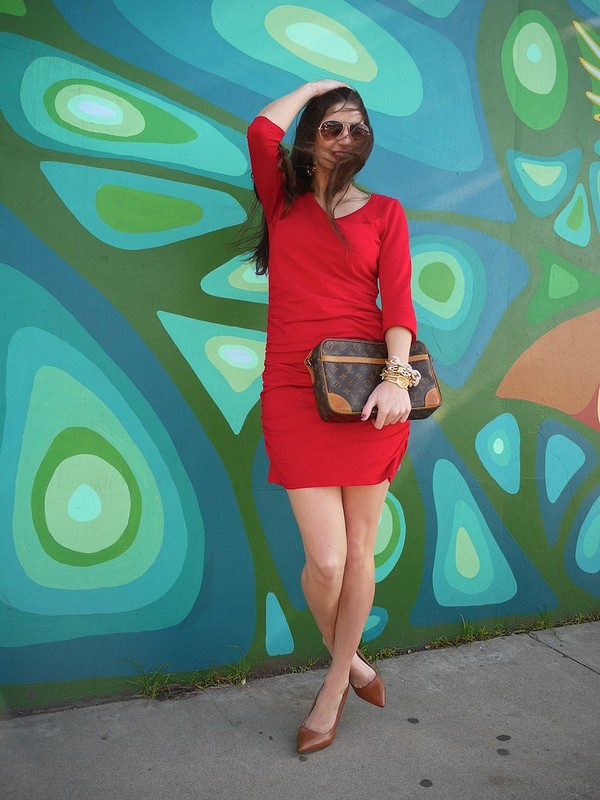 Sexy Trench Coat and a Red Dress  Laura Lily - Fashion and Travel Blog