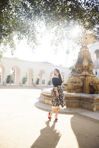 Eliza J Full Skirt, 12 Days of Holiday Style, Laura Lily Fashion, Beauty and Travel Blog,