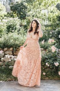 How to Throw a Garden Party, Dress the Population Lace Maxi Dress, what to war to a garden party,
