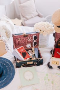 Paris packing list and Steamline Luggage by travel blogger Laura Lily