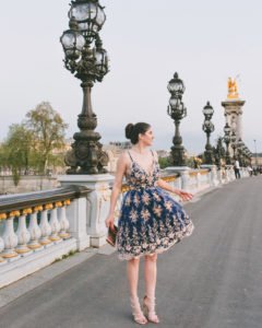 Paris Travel Guide by Travel Blogger Laura Lily, Pont Alexandre III, Best Instagram Spots in Paris,